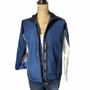 Alleson blue/white athletic zipped up jacket
